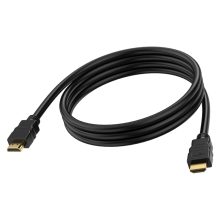 Imagen del Cable HDMI de la marca Vision, modelo TC 1MHDMI8K/BL. Longitud de 1 metro, tipo HDMI A estándar y color negro. Soporta resolución 8K.