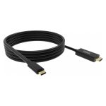 Imagen del Vision cable DisplayPort de 2 metros, USB Tipo C, color negro - SKU TC 2MUSBCDP8K/BL
