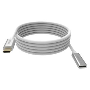 Cable Vision TC 2MUSBCEXT de 2 metros, USB 3.2 Gen 2 Tipo C en color blanco, sku TC 2MUSBCEXT