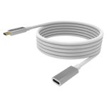 Cable Vision TC 2MUSBCEXT de 2 metros, USB 3.2 Gen 2 Tipo C en color blanco, sku TC 2MUSBCEXT