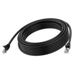 Cable de red Vision de 3 metros U/UTP Cat6a en color negro con SKU TC 3MCAT6A/BL