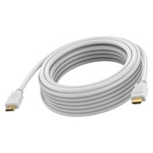Cable HDMI Vision de 3 metros en color blanco, compatible con resoluciones 8K, con conector HDMI tipo A estándar. SKU: TC 3MHDMI8K