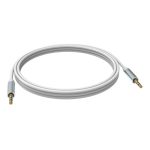 Cable de audio de 5 metros con conector de 3,5 mm de Vision, color blanco. SKU: TC 5M3.5MMP