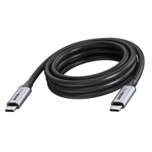 Cable Vision TC 5MUSBC/BL de 5 metros USB-C con especificación USB 3.2 Gen 2 en colores negro y gris