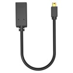 Adaptador de cable de vídeo Vision TC-MDPHDMI/BL para conectar Mini DisplayPort a HDMI tipo A estándar, color negro