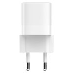 Vision USB-C Charger con enchufe europeo, inversor de corriente universal de 30W en color blanco. SKU: TC-PUSBCEU/30