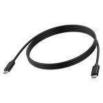Cabo Vision TC-USBCFF/BL USB 3.2 Gen 1 con conector USB C de color negro