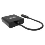 Adaptador de vídeo Vision modelo TC-USBCVGA/BL, conecta USB Tipo C a VGA D-Sub, color negro