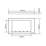 Placa de pared Vision TC3 SURR2G con cubierta de interruptor de color blanco, SKU TC3 SURR2G, ideal para cableado eléctrico