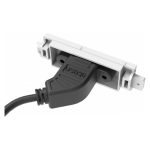 Toma de corriente USB Blanco Vision TC3 USBB, ideal para carga rápida y segura de dispositivos electrónicos. SKU: TC3 USBB