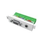 Imagen del producto Vision TC3 VGAF3.5MM, una toma de corriente VGA más 3.5 mm en color blanco, SKU TC3 VGAF3.5MM.