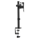 Soporte para monitor Vision de 27 pulgadas en color negro para escritorio, SKU VFM-DPD2B