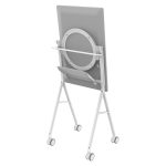 Soporte para pantalla de señalización marca Vision modelo VFM-F10/HB en color blanco, para pantallas de 139,7 cm (55 pulgadas). SKU VFM-F10/HB