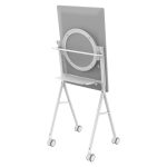 Soporte para pantalla de señalización marca Vision modelo VFM-F10/HB en color blanco, para pantallas de 139,7 cm (55 pulgadas). SKU VFM-F10/HB