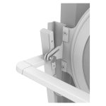 Soporte para pantalla de señalización marca Vision modelo VFM-F10/HB en color blanco, para pantallas de 139,7 cm (55 pulgadas). SKU VFM-F10/HB