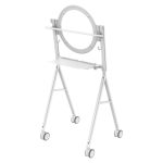 Soporte para pantalla de señalización marca Vision modelo VFM-F10/HB en color blanco, para pantallas de 139,7 cm (55 pulgadas). SKU VFM-F10/HB