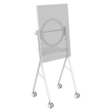 Soporte para pantalla de señalización marca Vision modelo VFM-F10/HB en color blanco, para pantallas de 139,7 cm (55 pulgadas). SKU VFM-F10/HB