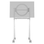 Soporte para pantalla de señalización marca Vision modelo VFM-F10/HB en color blanco, para pantallas de 139,7 cm (55 pulgadas). SKU VFM-F10/HB