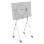 Soporte para pantalla de señalización marca Vision modelo VFM-F10/HB en color blanco, para pantallas de 139,7 cm (55 pulgadas). SKU VFM-F10/HB