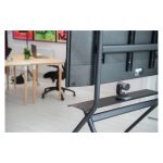 Soporte para TV Vision VFM-F12 en color negro con capacidad para pantallas de hasta 2,54 m (100 pulgadas). SKU: VFM-F12
