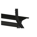 Soporte para TV Vision VFM-F12 en color negro con capacidad para pantallas de hasta 2,54 m (100 pulgadas). SKU: VFM-F12