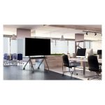 Soporte para TV Vision VFM-F12 en color negro con capacidad para pantallas de hasta 2,54 m (100 pulgadas). SKU: VFM-F12