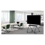 Soporte para TV Vision VFM-F12 en color negro con capacidad para pantallas de hasta 2,54 m (100 pulgadas). SKU: VFM-F12