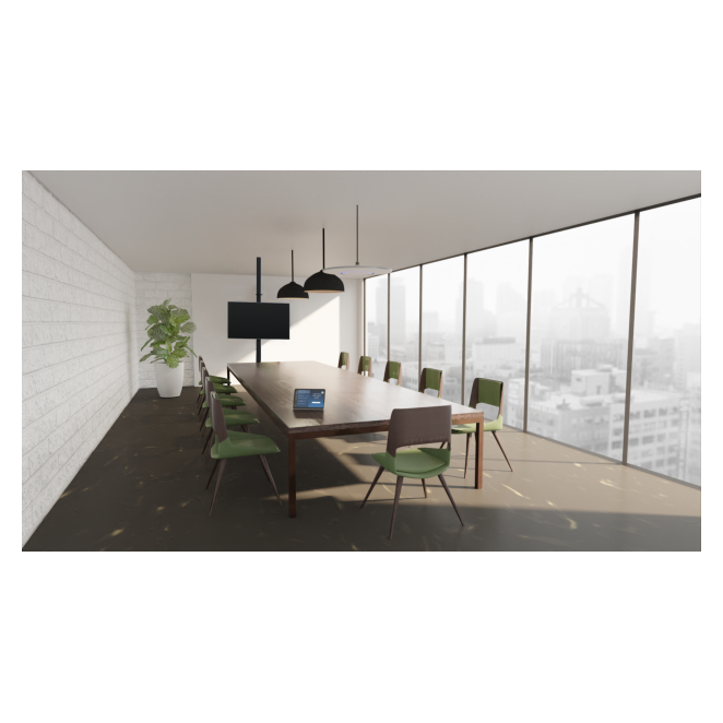 Vision VFM-POST soporte para pantalla de señalización Negro 3 Empresas usando el soporte Vision VFM-POST