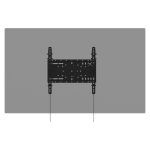 Soporte Vision VFM-W4X4T para pantalla de señalización de 60 pulgadas en color negro. Ideal para pantallas grandes de 152,4 cm.