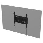 Soporte Vision VFM-W4X4T para pantalla de señalización de 60 pulgadas en color negro. Ideal para pantallas grandes de 152,4 cm.