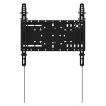 Soporte Vision VFM-W4X4T para pantalla de señalización de 60 pulgadas en color negro. Ideal para pantallas grandes de 152,4 cm.