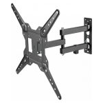 Imagen del soporte para monitor de 60 pulgadas de la marca Vision, modelo VFM-WA4X4/3, en color negro y diseñado para montaje en pared.