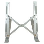 Imagen del soporte para ordenador portátil Vision VLM-F, con diseño en color plata y características ajustables VLM-F