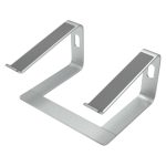 Soporte para ordenador portátil Vision VLM-S en color plata, ideal para mejorar la postura y la ventilación, SKU VLM-S
