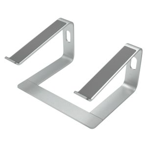 Soporte para ordenador portátil Vision VLM-S en color plata, ideal para mejorar la postura y la ventilación, SKU VLM-S