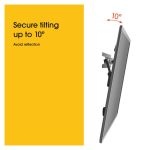 Soporte para televisor Vogel's MA3010 en color negro, compatible con televisores de hasta 65 pulgadas. SKU 8573010