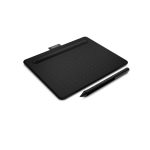 Wacom Intuos S tableta digitalizadora en negro, 2540 líneas por pulgada, 152 x 95 mm, USB, SKU: CTL-4100K-S