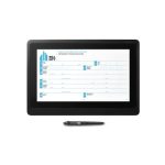 Pantalla interactiva Wacom 15.6 pulgadas con lápiz, modelo DTK1660EK0B, pantalla LCD en color negro, ideal para diseño gráfico.