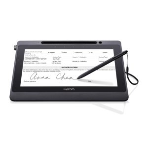 Imagen de la Wacom DTU-1141 tableta digitalizadora en color negro con 2540 líneas por pulgada y conexión USB, SKU DTU1141
