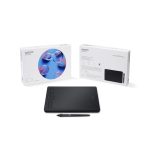 Tableta digitalizadora Wacom Intuos Pro (S) negra, 5080 líneas por pulgada, tamaño 160 x 100 mm, conectividad USB y Bluetooth. SKU: PTH460K1B