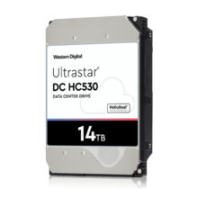 Imagen del disco duro interno Western Digital Ultrastar DC HC530 de 14 TB, 7200 RPM, 512 MB en 3.5 pulgadas, SAS, SKU 0F31052