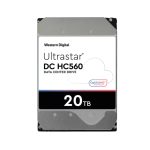 Imagen del Western Digital Ultrastar DC HC560, un disco duro interno con capacidad de 20 TB, velocidad de 7200 RPM, tamaño de 3.5 pulgadas y conexión SAS. SKU: 0F38652