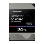Imagen del Western Digital DC HC590, un disco duro interno de 24 TB, 7200 RPM, 3.5 pulgadas y conexión SATA, SKU 0F65684