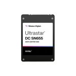Imagen del SSD Western Digital Ultrastar DC SN655 con 15,4 TB, interfaz U.3 PCIe 4.0 NVMe y memoria 3D TLC NAND. SKU: 0TS2463