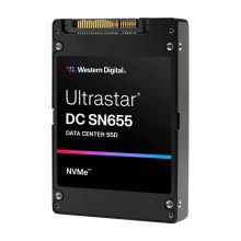 Western Digital Ultrastar DC SN655 con capacidad de 3.84 TB, interfaz U.3 PCI Express 4.0, tecnología NVMe y 3D NAND TLC. SKU: 0TS2467