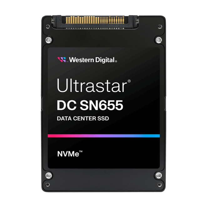 Western Digital Ultrastar DC SN655 30.7 TB U.3 PCIe 4.0 NVMe Western Digital Ultrastar DC SN655 disco duro de 30.7 TB U.3 PCI Express 4.0 NVMe TLC 3D NAND, SKU 0TS2509