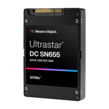 Disco duro NVMe Western Digital Ultrastar DC SN655 de 30.7 TB, interfaz U.3 PCI Express 4.0, tecnología TLC 3D NAND, SKU 0TS2511