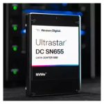 Disco duro NVMe Western Digital Ultrastar DC SN655 de 30.7 TB, interfaz U.3 PCI Express 4.0, tecnología TLC 3D NAND, SKU 0TS2511