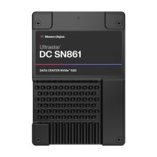 SSD Western Digital Ultrastar DC SN861 con capacidad de 3,84 TB, interfaz U.2 PCI Express 5.0 y SKU 0TS2526