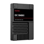 Imagen del disco duro SSD Western Digital Ultrastar DC SN861 con 3,2 TB de almacenamiento, conector U.2 de PCI Express 5.0 y tecnología NVMe TLC 3D NAND, SKU 0TS2535